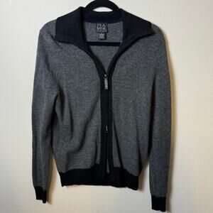 Vintage wool jacket double zip